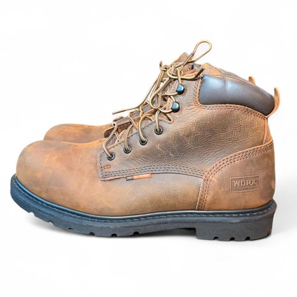 WORX by Red Wing Shoes Men’s STK#5606 Steel Toe Waterproof 6” Work Boot12WW